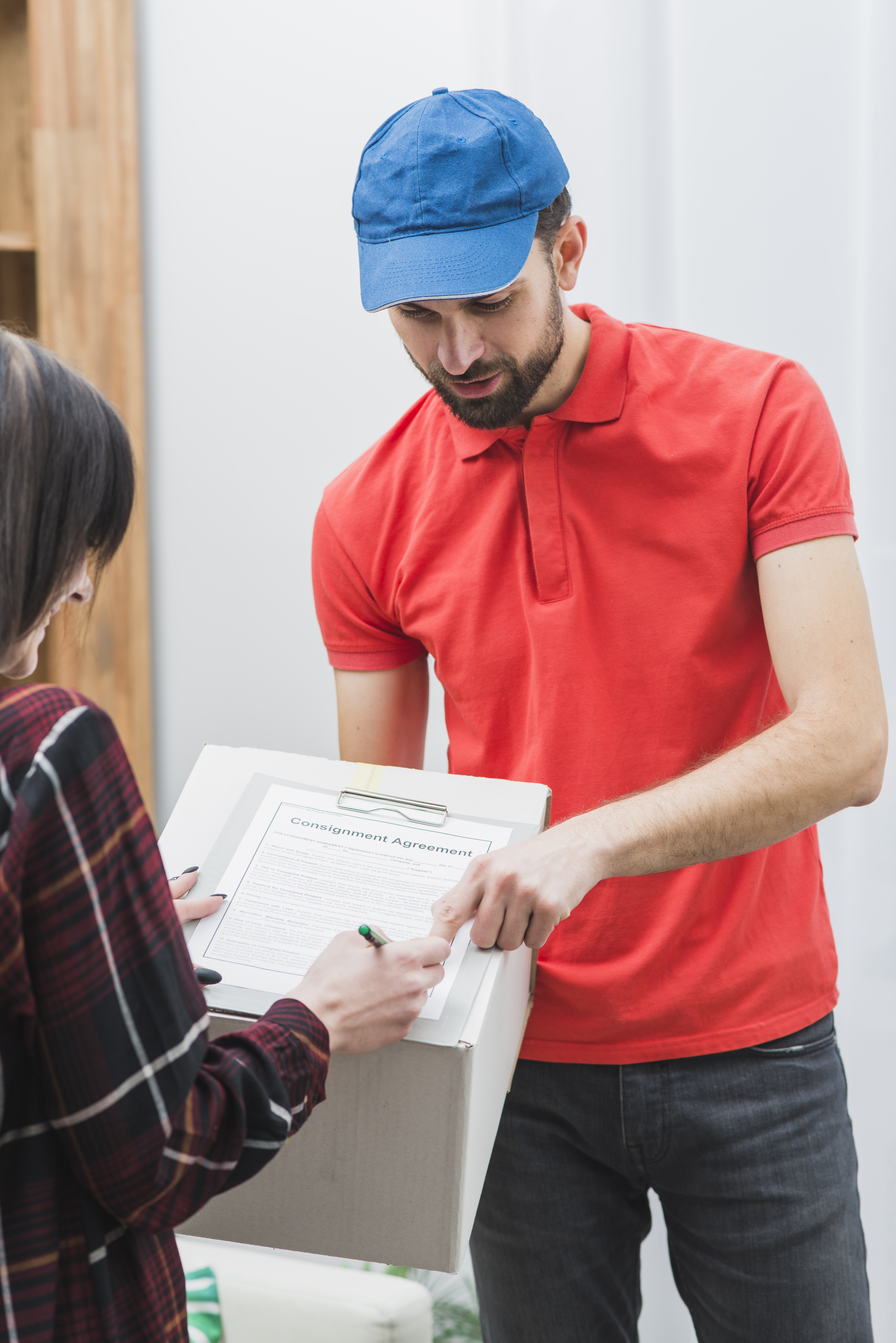Courier Delivery Van